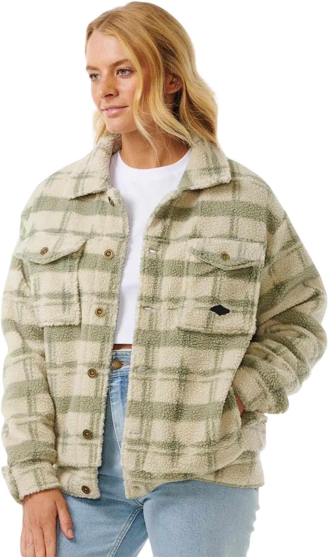 Product gallery image number 3 for product Sunrise Session Sherpa Lined Button Up Jacket - Women's