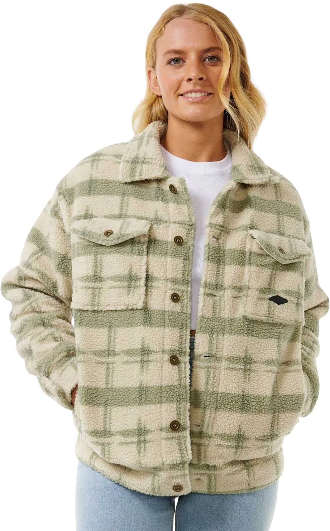 Product image for Sunrise Session Sherpa Lined Button Up Jacket - Women's