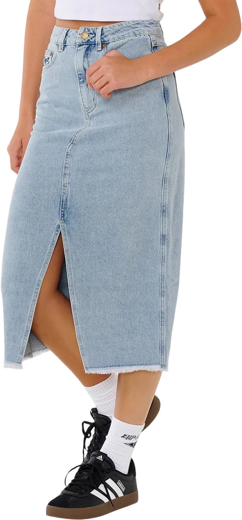 Product gallery image number 4 for product The Search Denim Midi Skirt - Women's