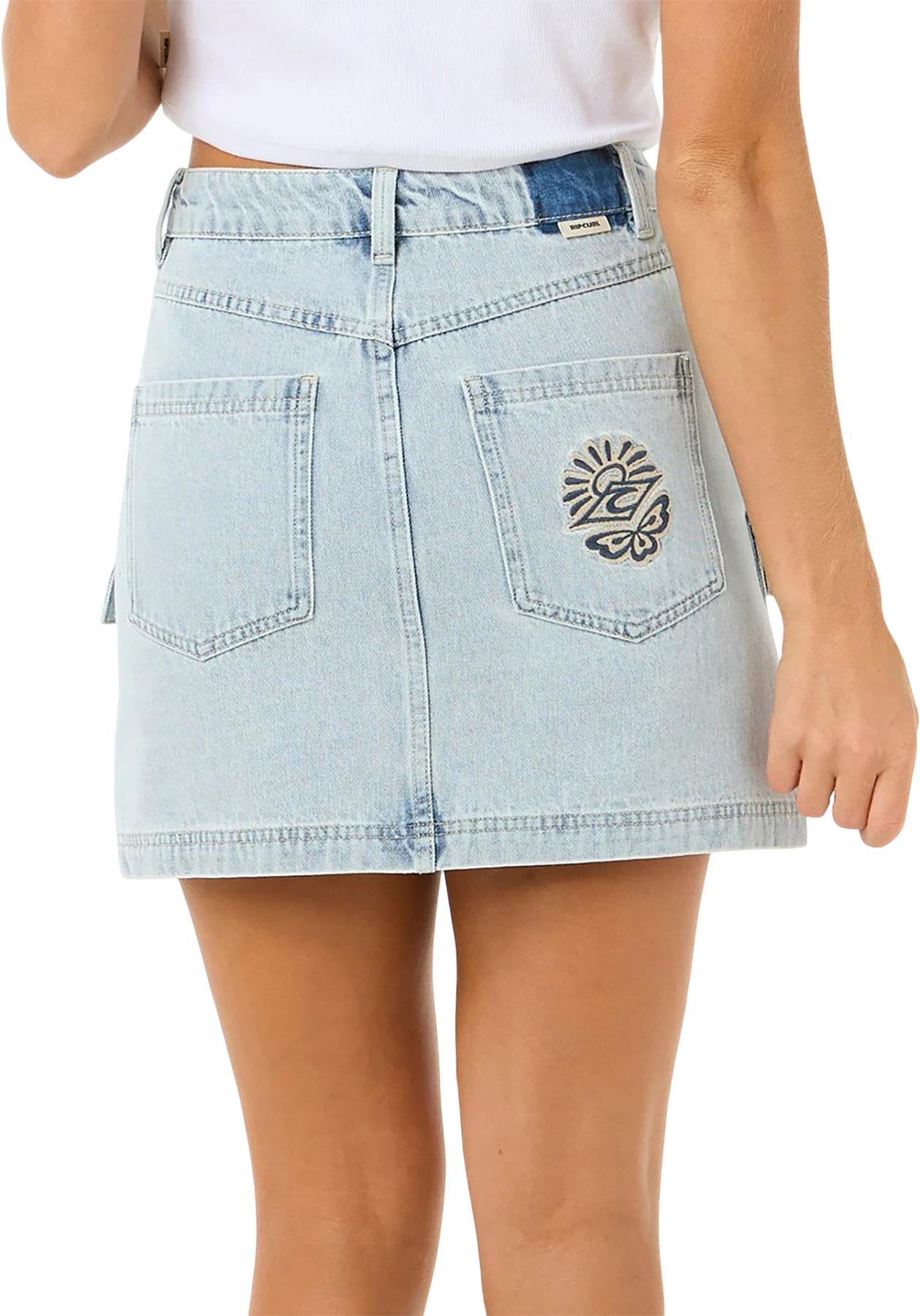 Numéro de l'image de la galerie de produits 2 pour le produit Mini-jupe en denim Las Dalias - Femme