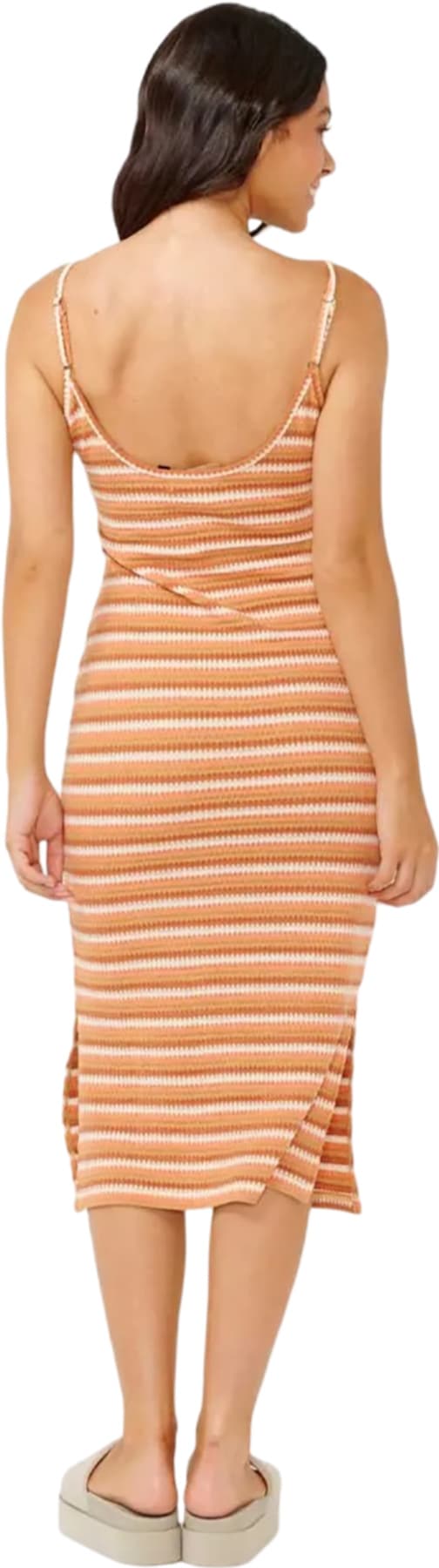 Numéro de l'image de la galerie de produits 2 pour le produit Robe mi-longue à rayures Bobbi - Femme