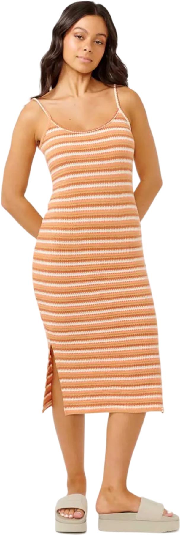 Numéro de l'image de la galerie de produits 4 pour le produit Robe mi-longue à rayures Bobbi - Femme