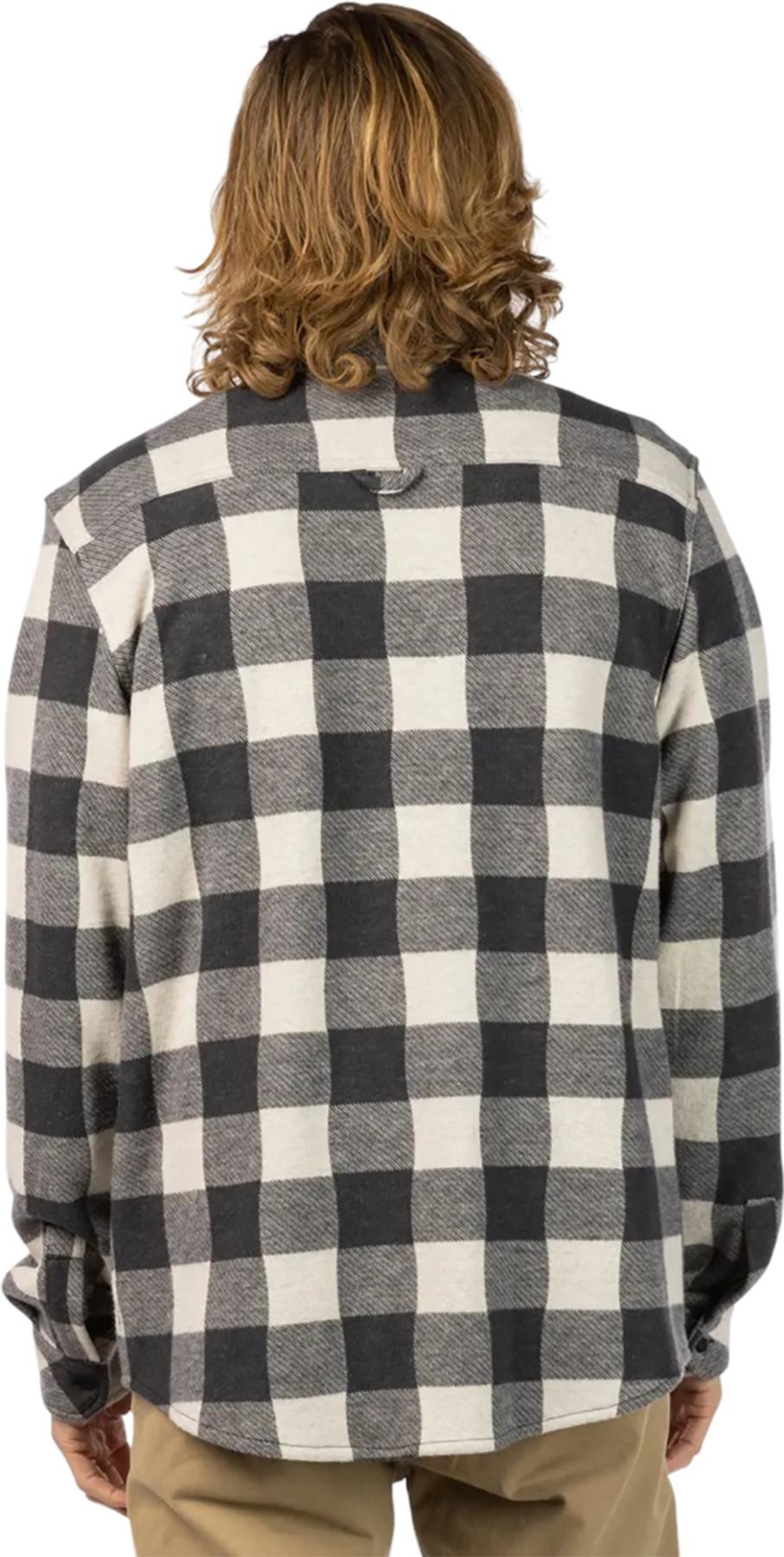 Product gallery image number 2 for product Chemise à manches longues Grid - Homme