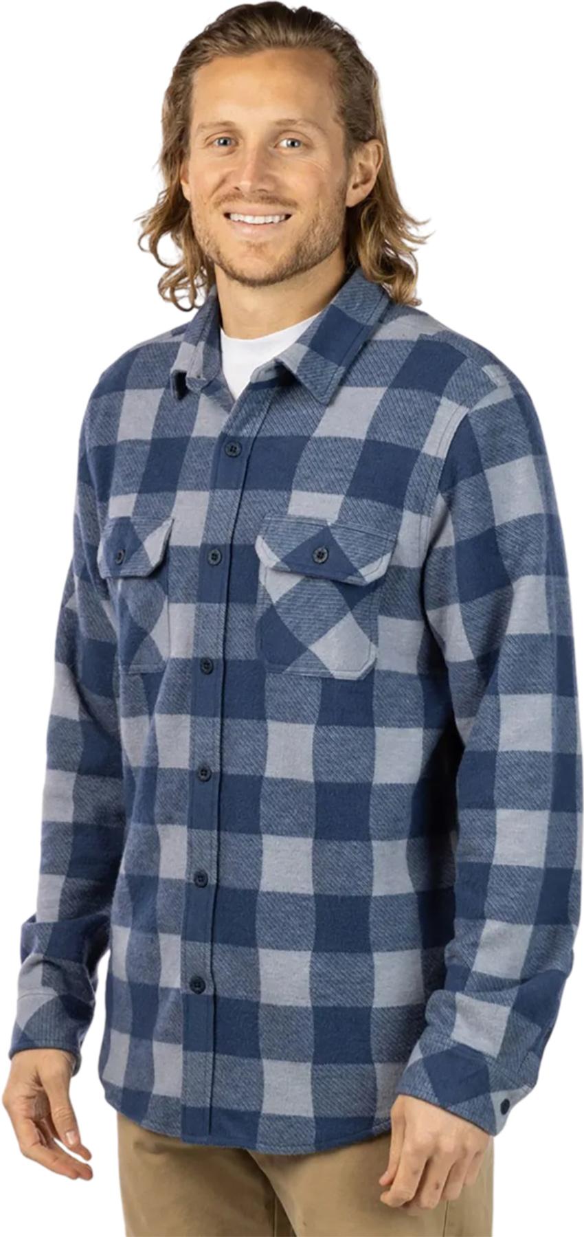 Product gallery image number 2 for product Grid Long Sleeve Shirt - Men's