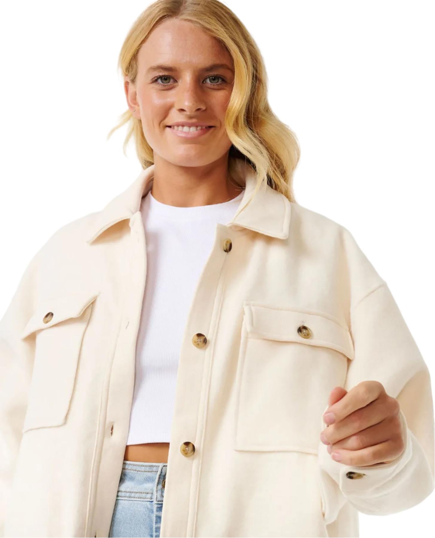 Product gallery image number 3 for product High Tide Fleece Shacket - Women's