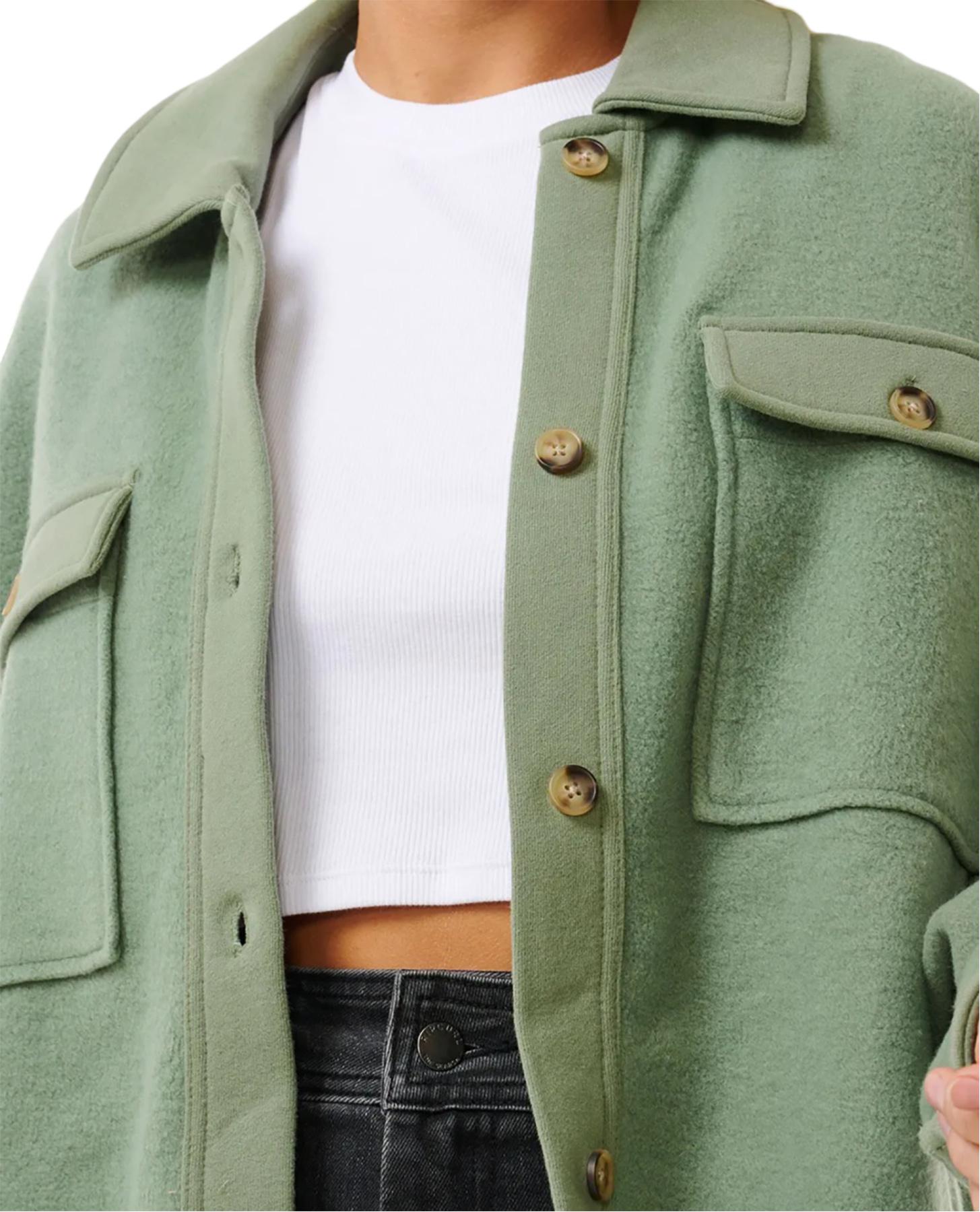 Product gallery image number 3 for product High Tide Fleece Shacket - Women's