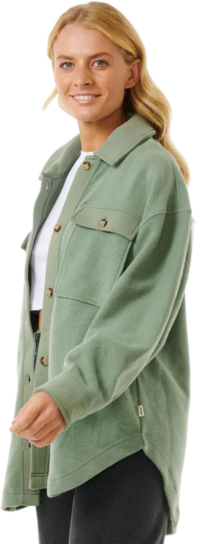 Product gallery image number 4 for product High Tide Fleece Shacket - Women's