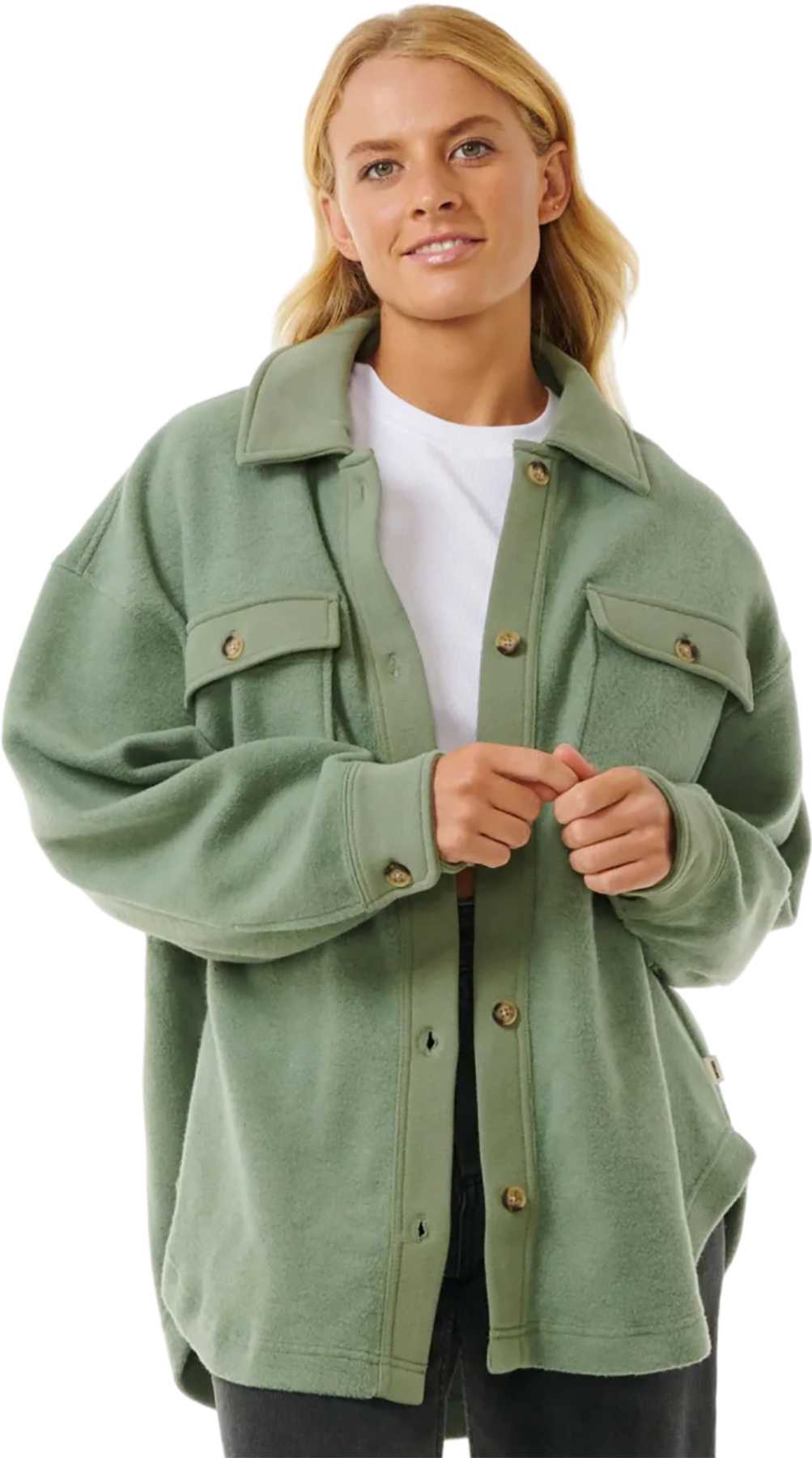 Image de produit pour Manteau-chemise en molleton High Tide - Femme