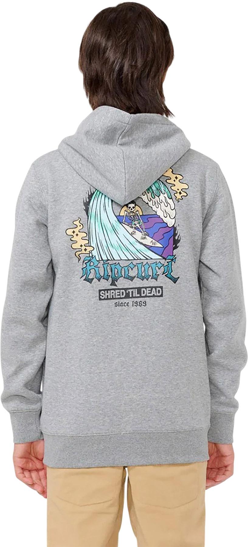 Numéro de l'image de la galerie de produits 3 pour le produit Chandail à capuchon en molleton zippé Shred Till Dead - Garçon