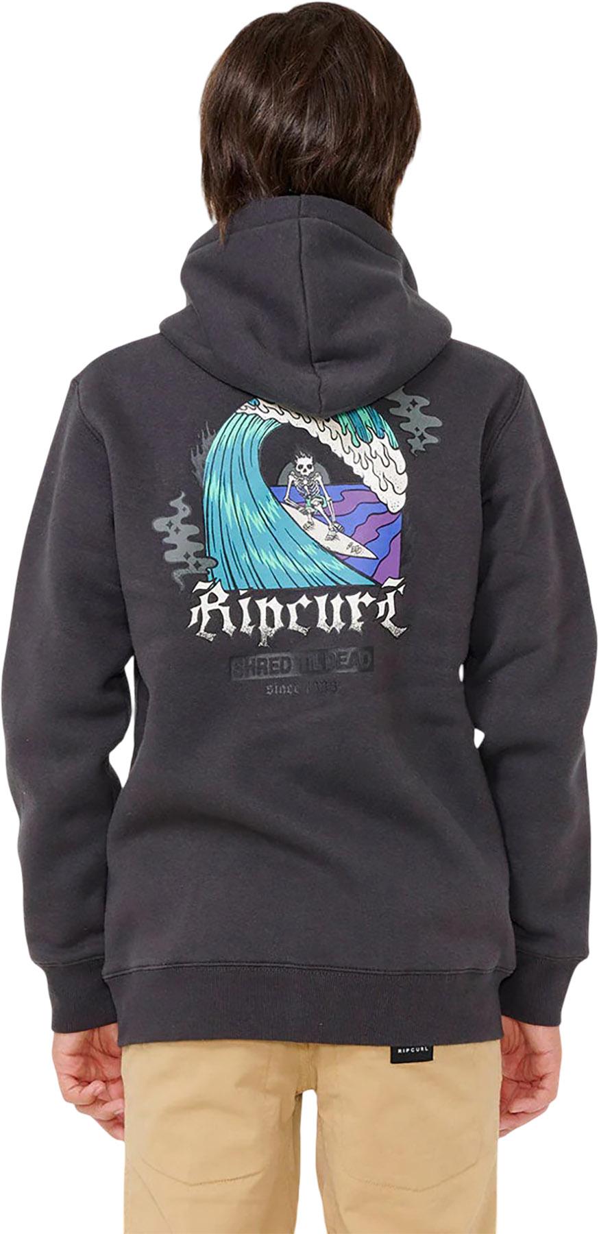 Product gallery image number 2 for product Shred Till Dead Zip Through Fleece Hoodie - Boys