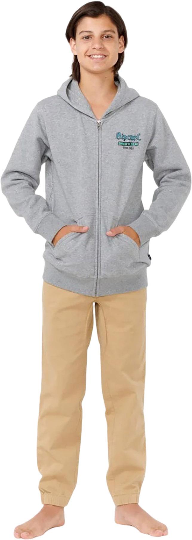 Numéro de l'image de la galerie de produits 2 pour le produit Chandail à capuchon en molleton zippé Shred Till Dead - Garçon