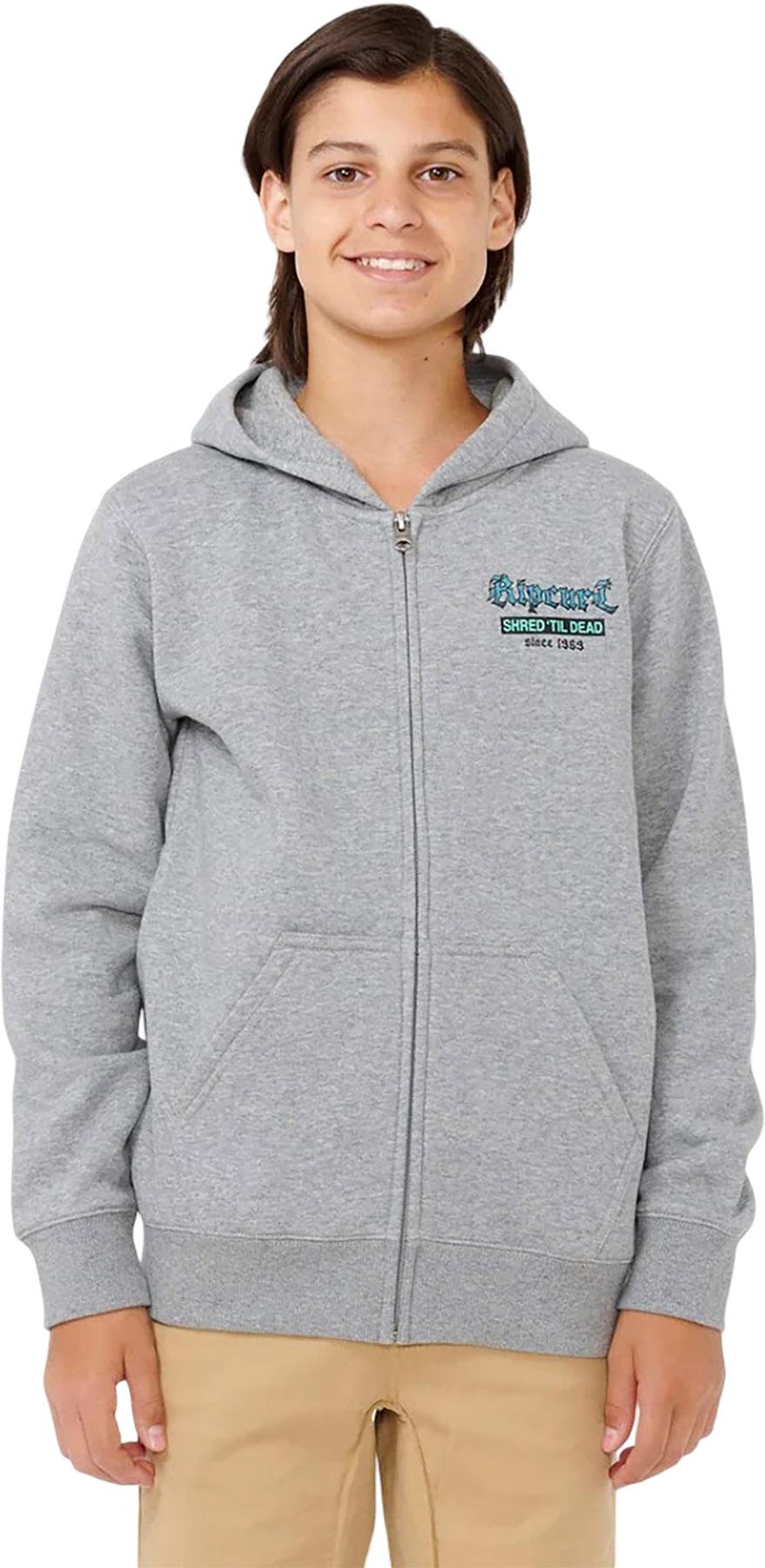 Product image for Shred Till Dead Zip Through Fleece Hoodie - Boys