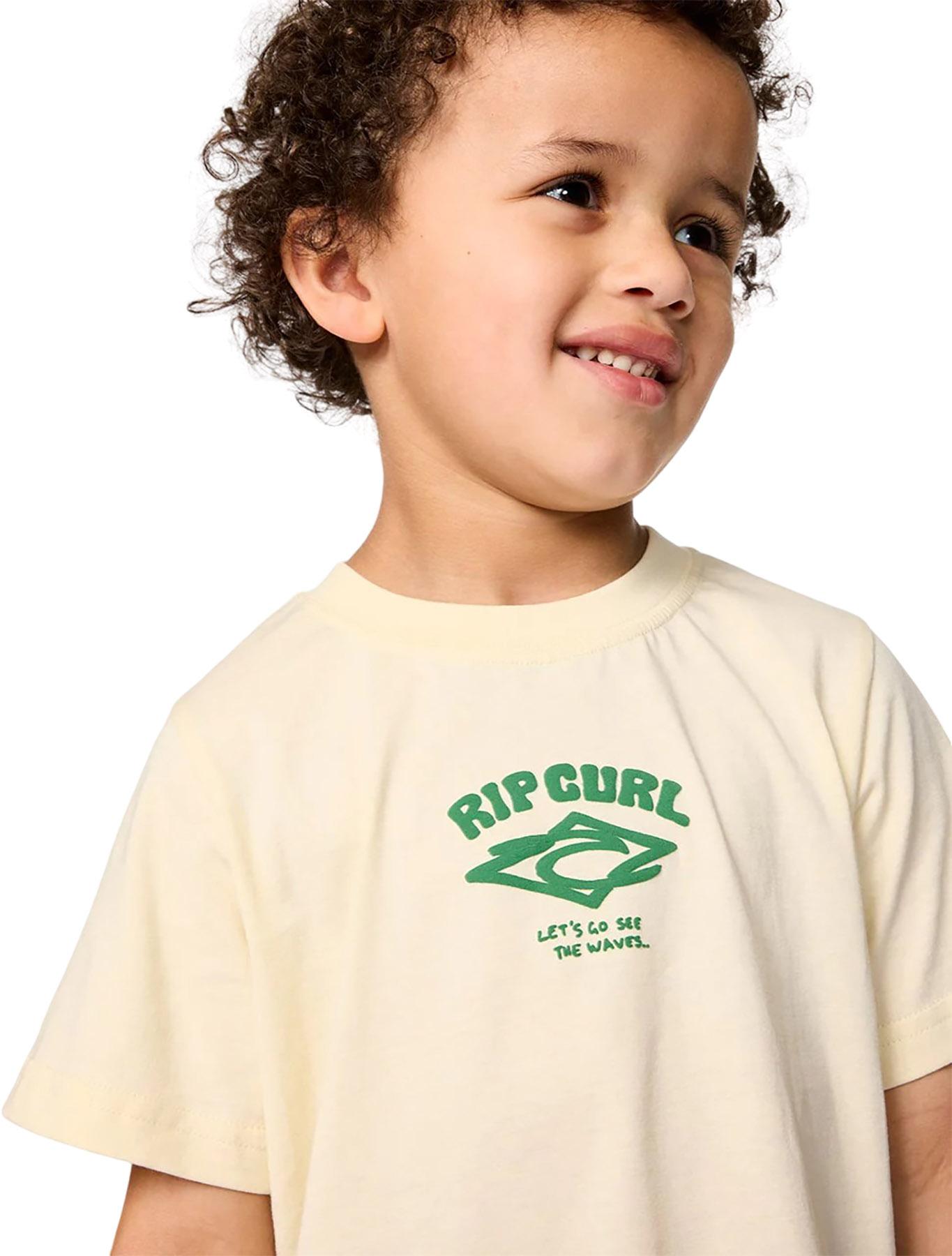 Product gallery image number 3 for product T-shirt à logo Wave Dayz - Garçon