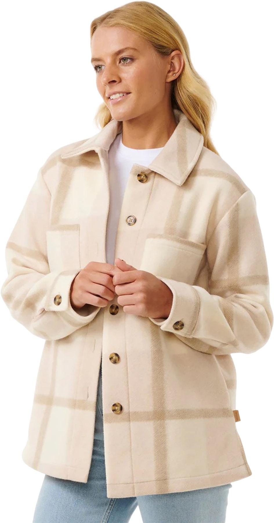 Product gallery image number 3 for product Soleil Check Shacket - Women's