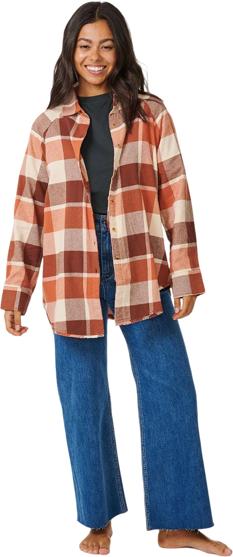 Numéro de l'image de la galerie de produits 3 pour le produit Chemise en flanelle de coton Pacific Dreams - Femme