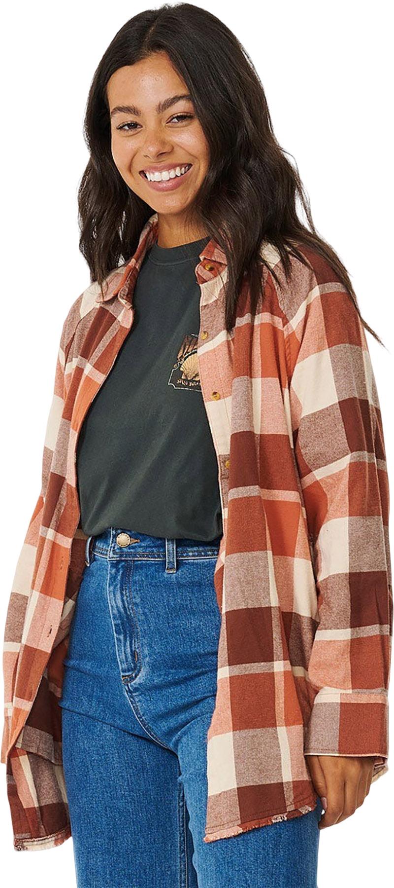 Numéro de l'image de la galerie de produits 4 pour le produit Chemise en flanelle de coton Pacific Dreams - Femme