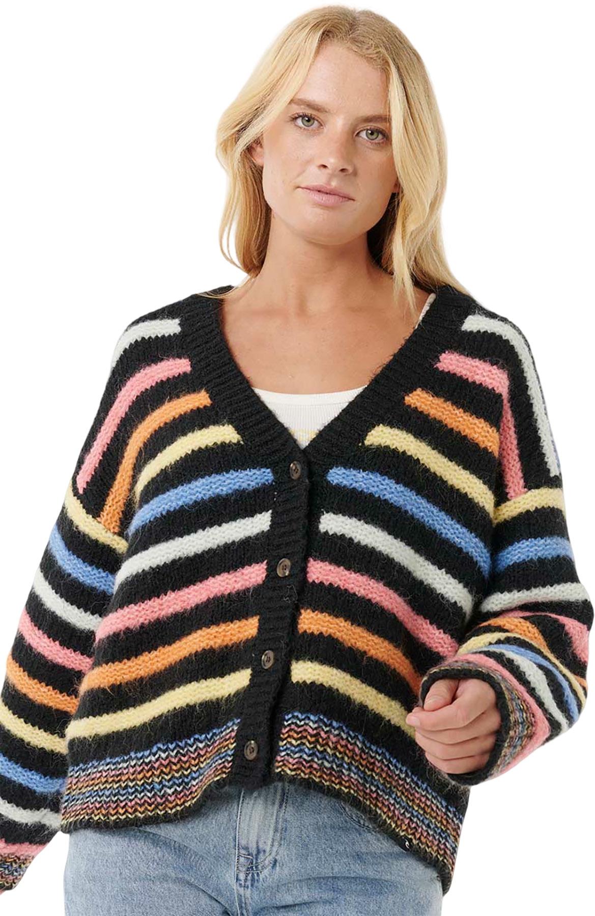 Numéro de l'image de la galerie de produits 4 pour le produit Cardigan à rayures Pacific Rider - Femme