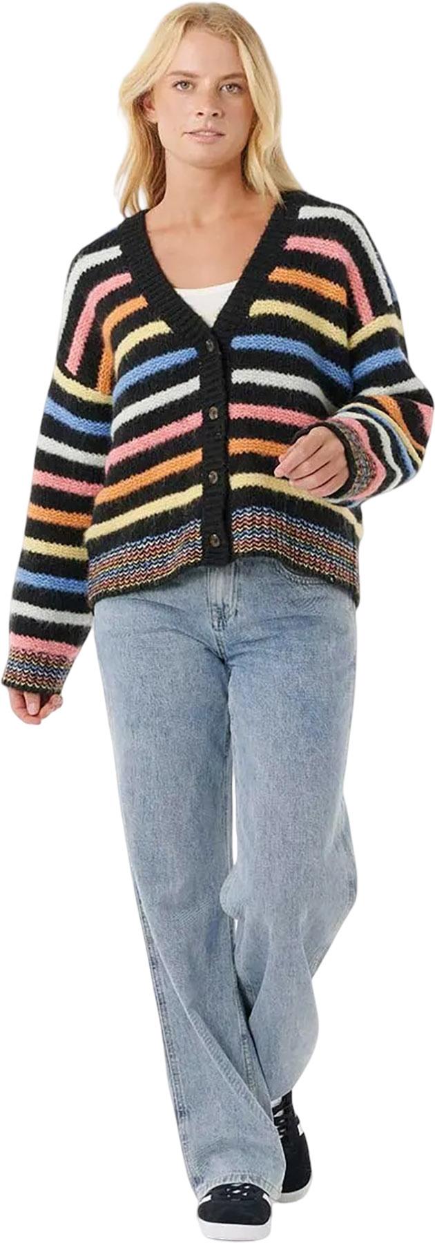 Numéro de l'image de la galerie de produits 2 pour le produit Cardigan à rayures Pacific Rider - Femme