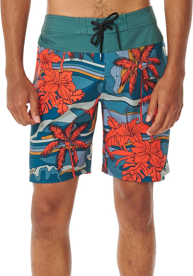 thumbnail image 2 of Rip Curl Mirage Mason Barrel Killa Boardshorts-Retro Blue 2 of 11