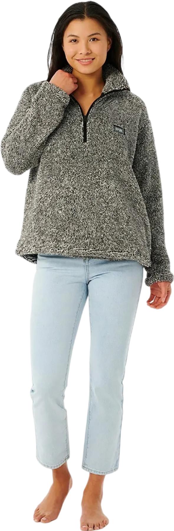 Product gallery image number 3 for product Dark And Stormy II Zip Neck Fleece Jumper - Women's