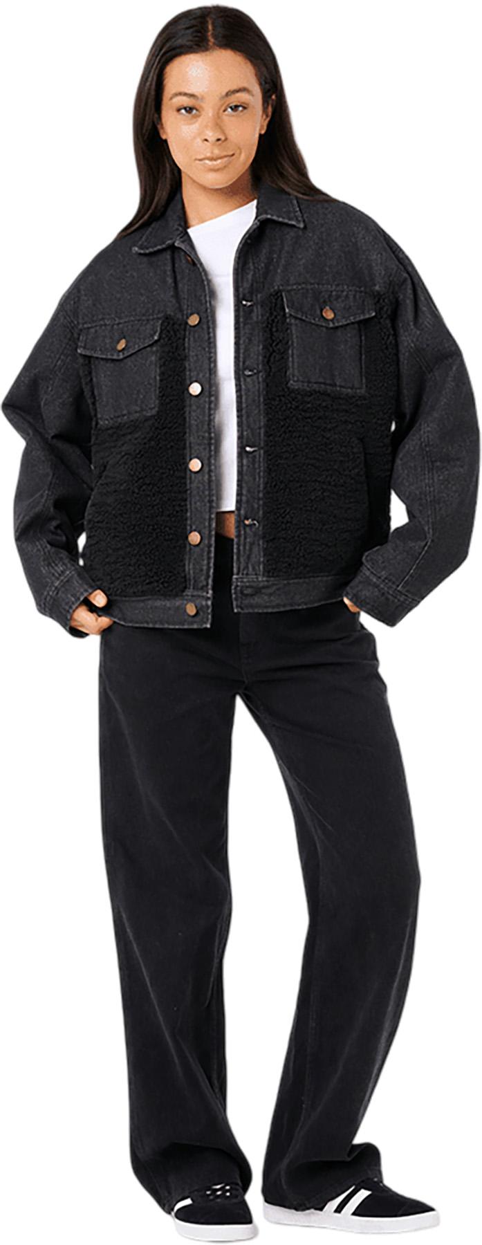 Numéro de l'image de la galerie de produits 5 pour le produit Manteau en jean sherpa Cruisin' - Femme
