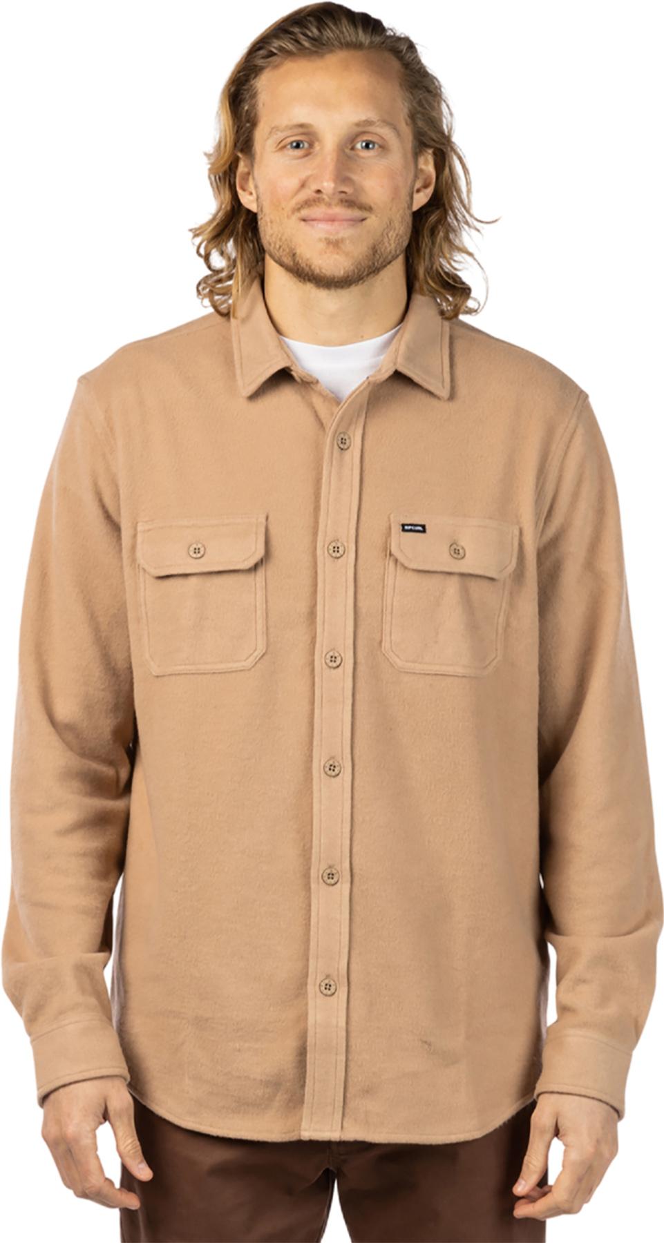 Product gallery image number 1 for product Grid Solid Long Sleeve Shirt - Men's