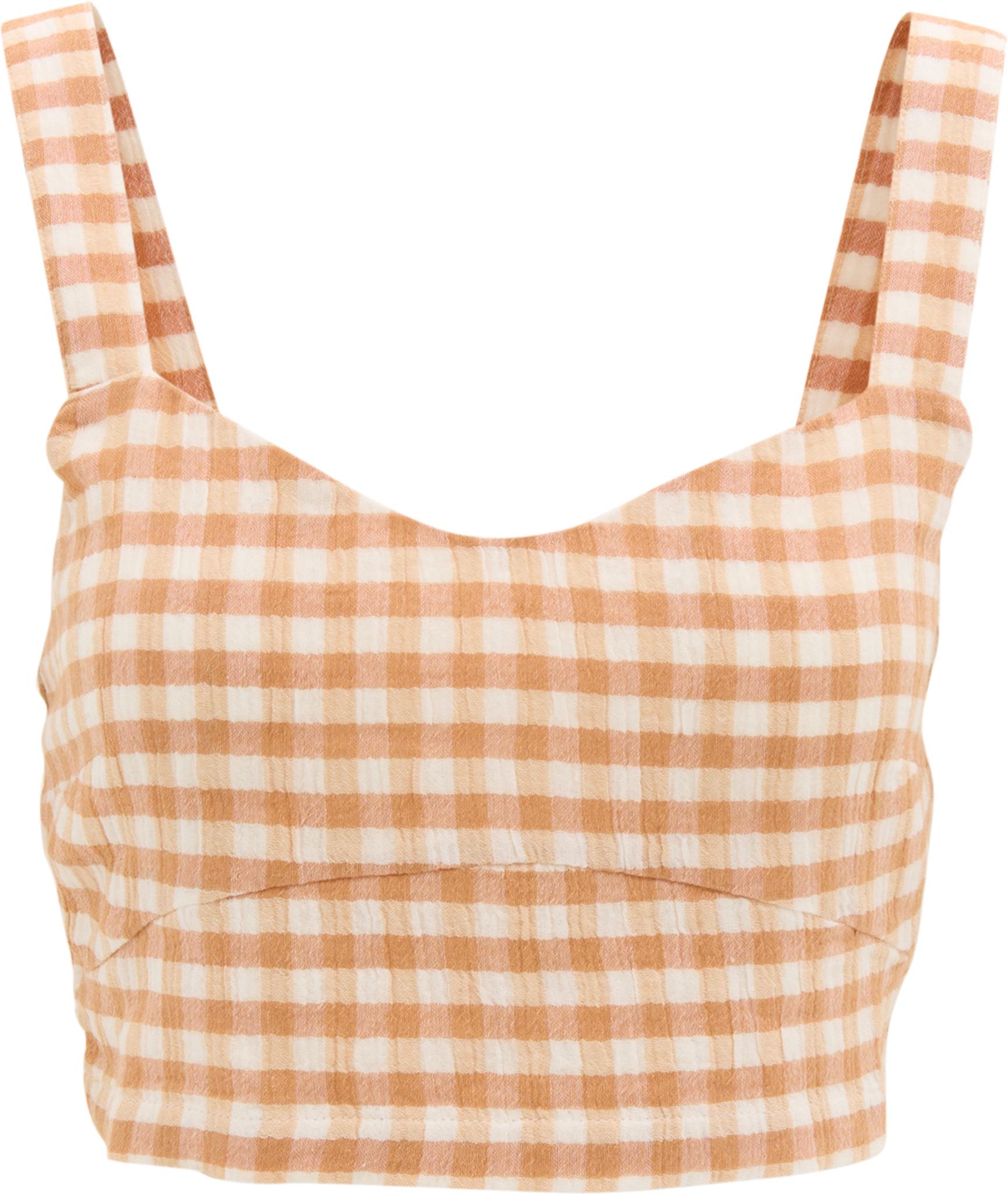 Image de produit pour Haut écourté Premium Surf Check - Femme