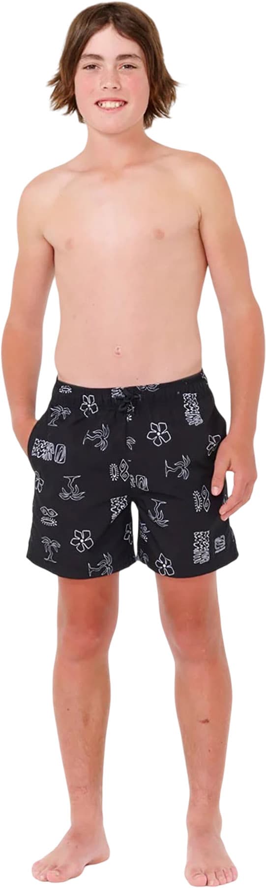 Product gallery image number 3 for product Evolution Motif Volley Boardshorts - Boys