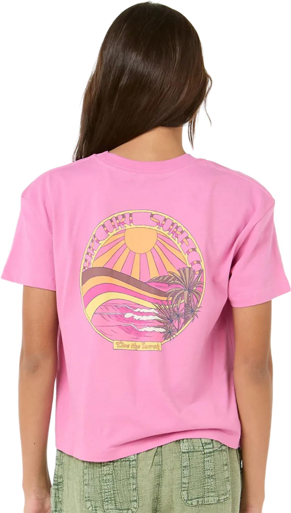 Product gallery image number 2 for product Sun and Sea Crop T-Shirt - Girls