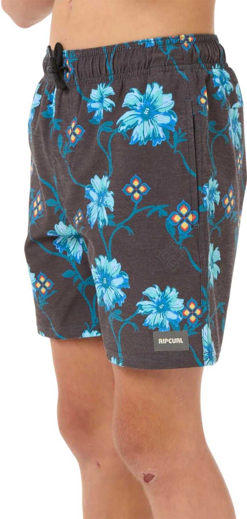 Product gallery image number 3 for product Surf Revival Floral Volley Boardshorts - Boys