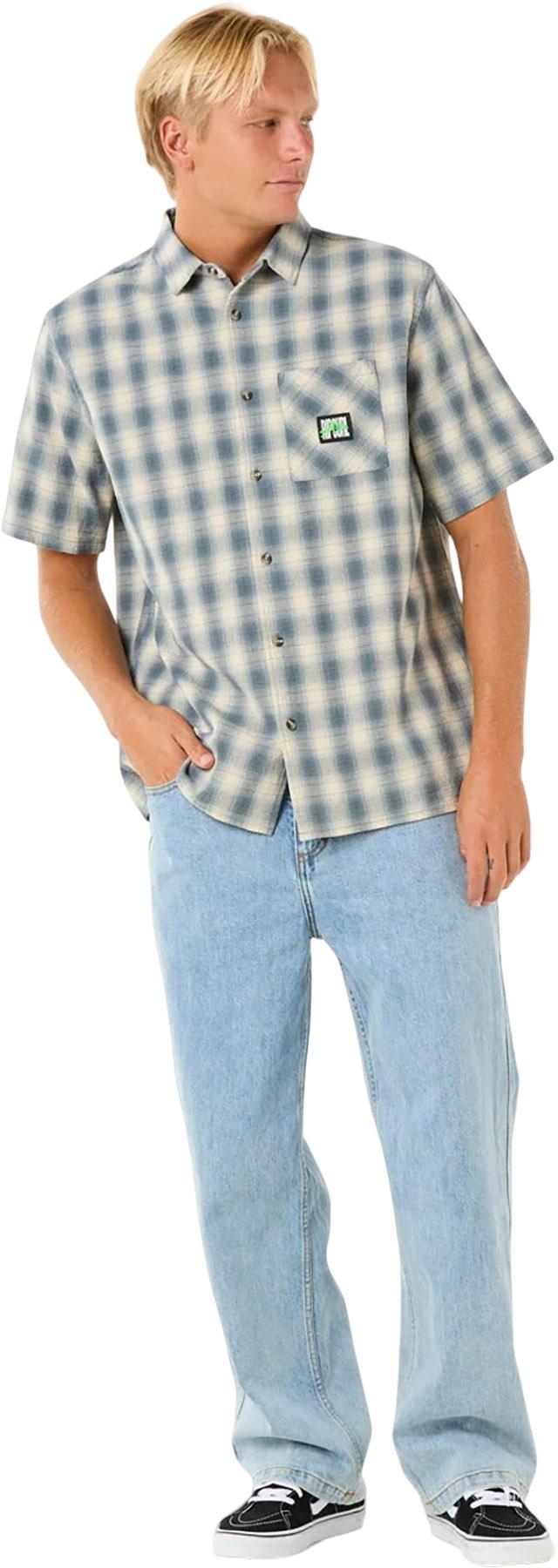 Product gallery image number 2 for product Raw Energy Short Sleeve Plaid Shirt - Men's