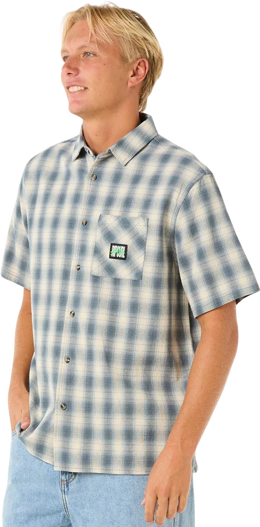 Product gallery image number 4 for product Raw Energy Short Sleeve Plaid Shirt - Men's