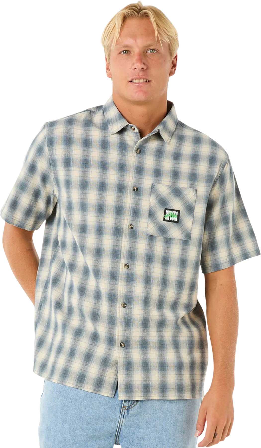 Product image for Raw Energy Short Sleeve Plaid Shirt - Men's