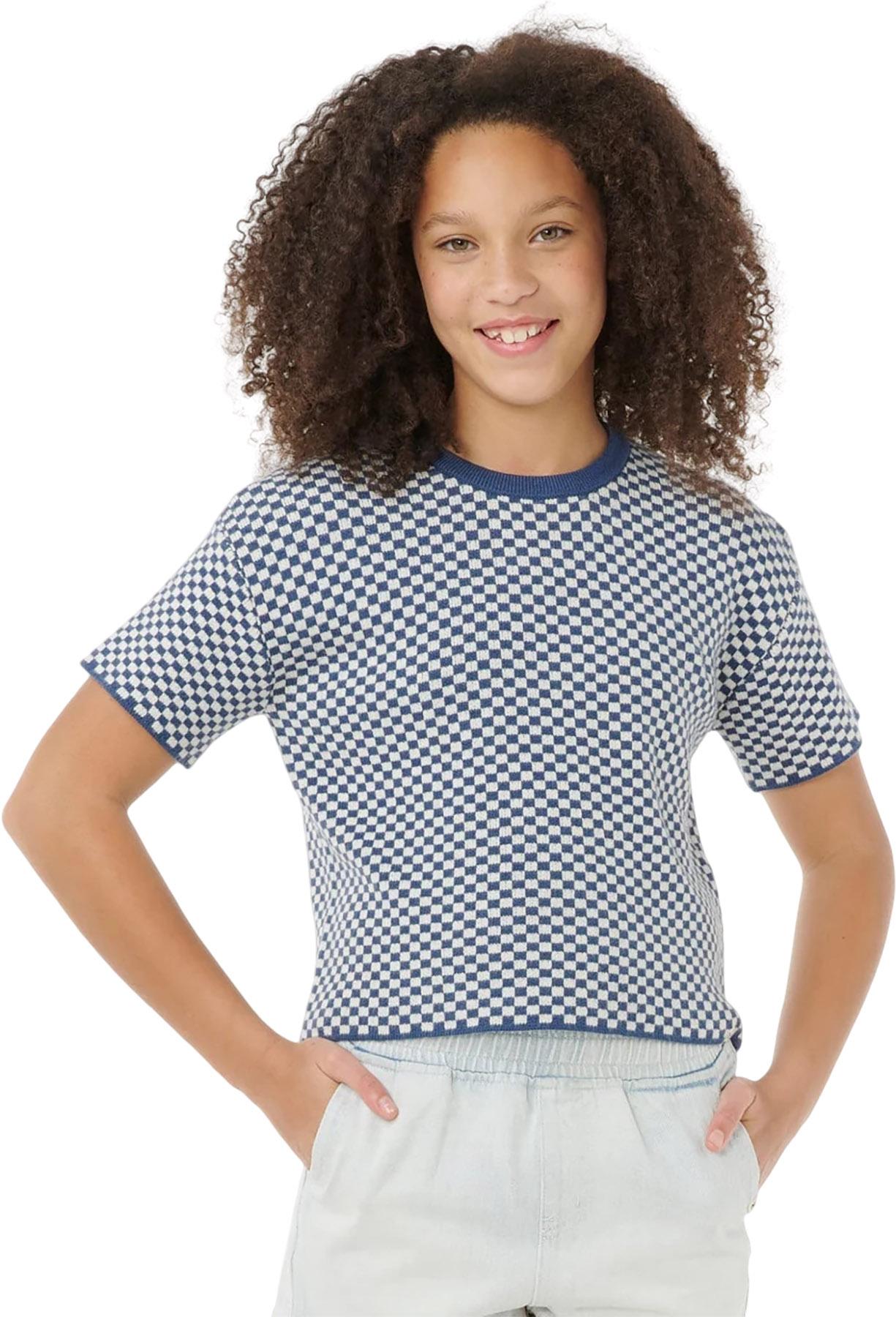 Product image for Sunset Knit Gingham Tee - Girl