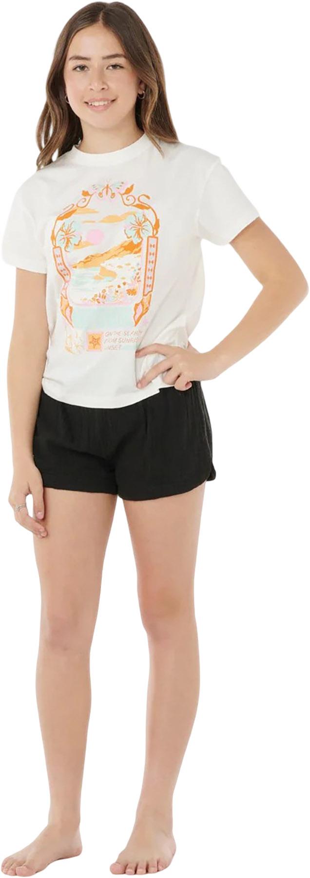 Product gallery image number 4 for product T-shirt Sunset Skies Art - Fille