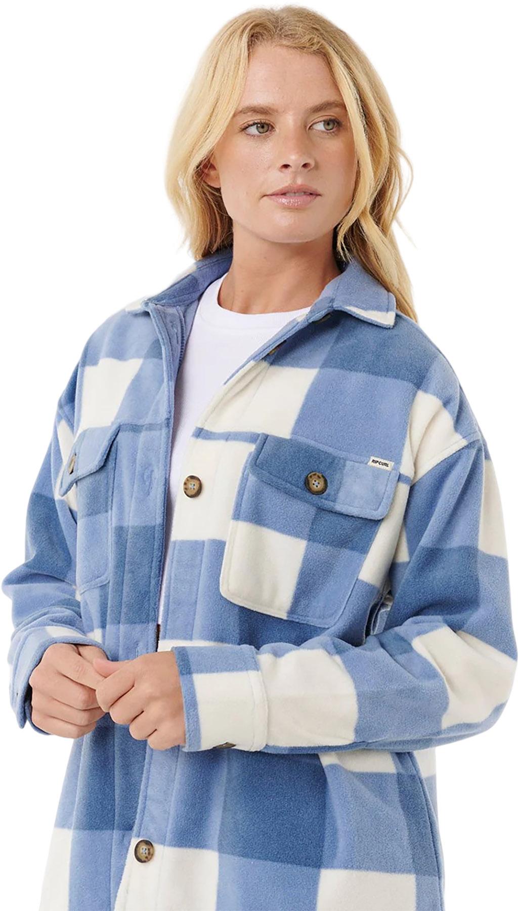 Product gallery image number 3 for product Neon Isles Fleece Long Sleeve Shirt - Women's