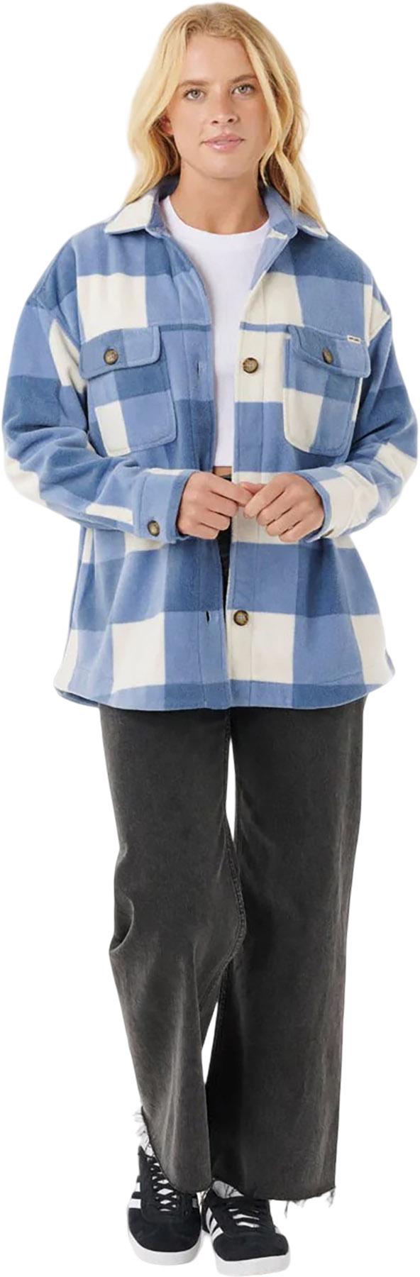 Product gallery image number 4 for product Neon Isles Fleece Long Sleeve Shirt - Women's