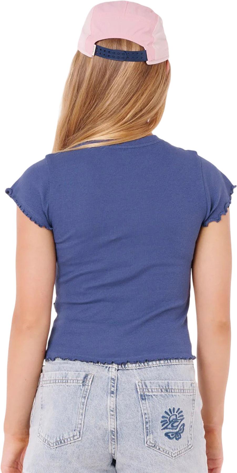 Product gallery image number 2 for product T-shirt côtelé Paradise Club - Fille