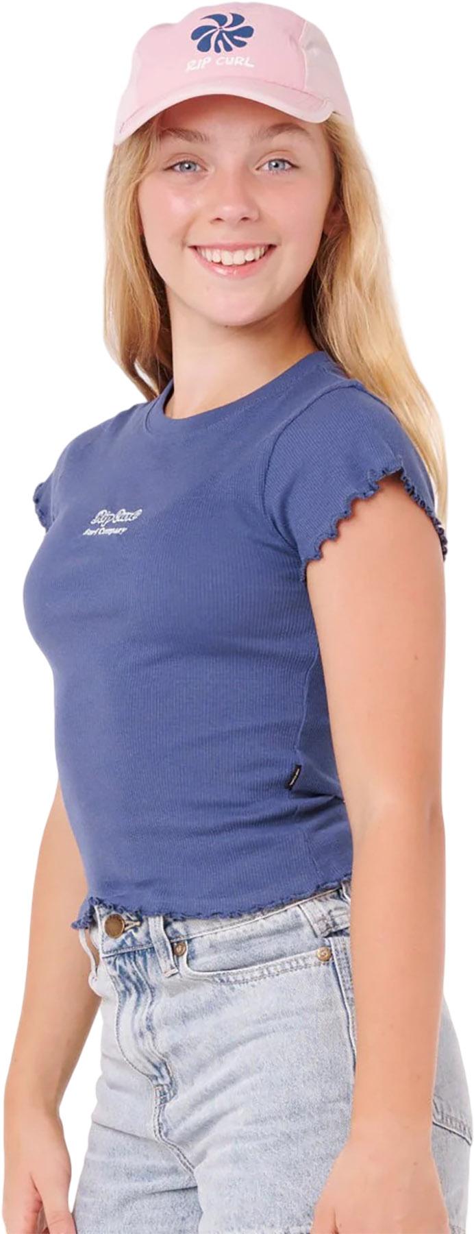 Product gallery image number 4 for product T-shirt côtelé Paradise Club - Fille