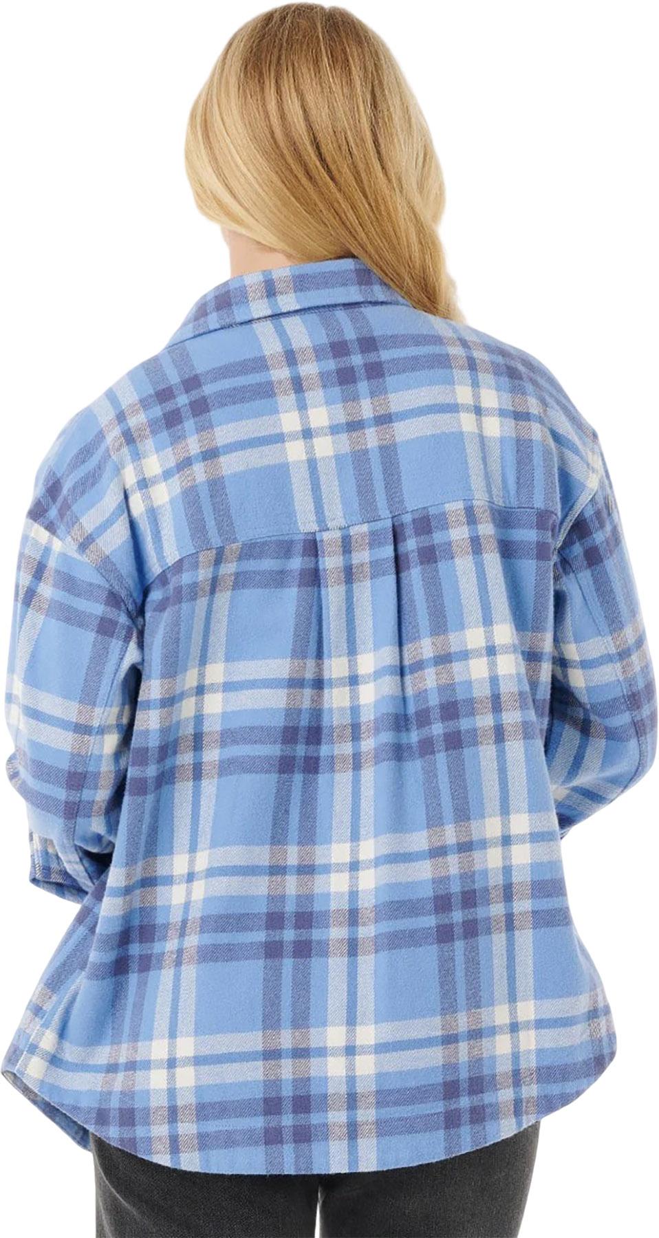 Product gallery image number 4 for product Chemise en flanelle à manches longues Oceanic - Femme