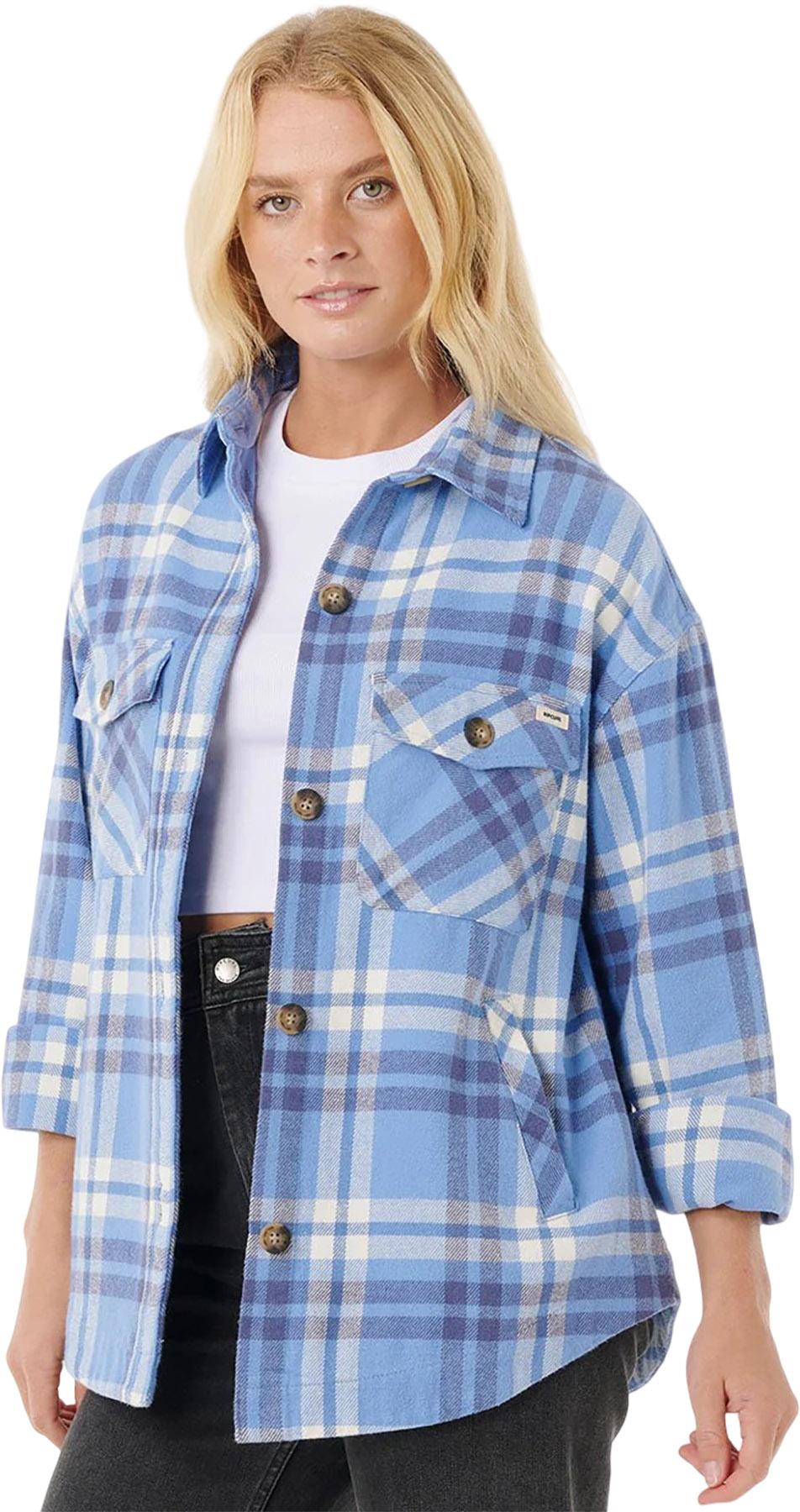 Product gallery image number 3 for product Chemise en flanelle à manches longues Oceanic - Femme