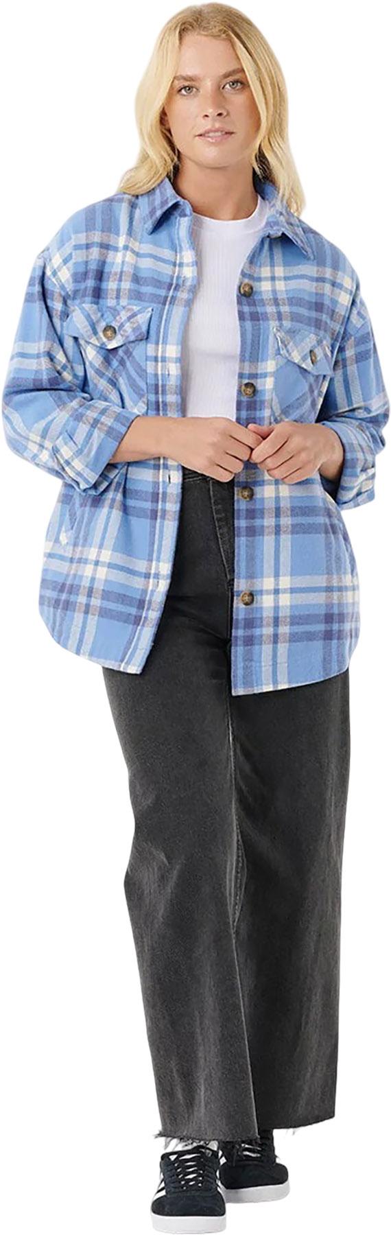 Product gallery image number 2 for product Chemise en flanelle à manches longues Oceanic - Femme