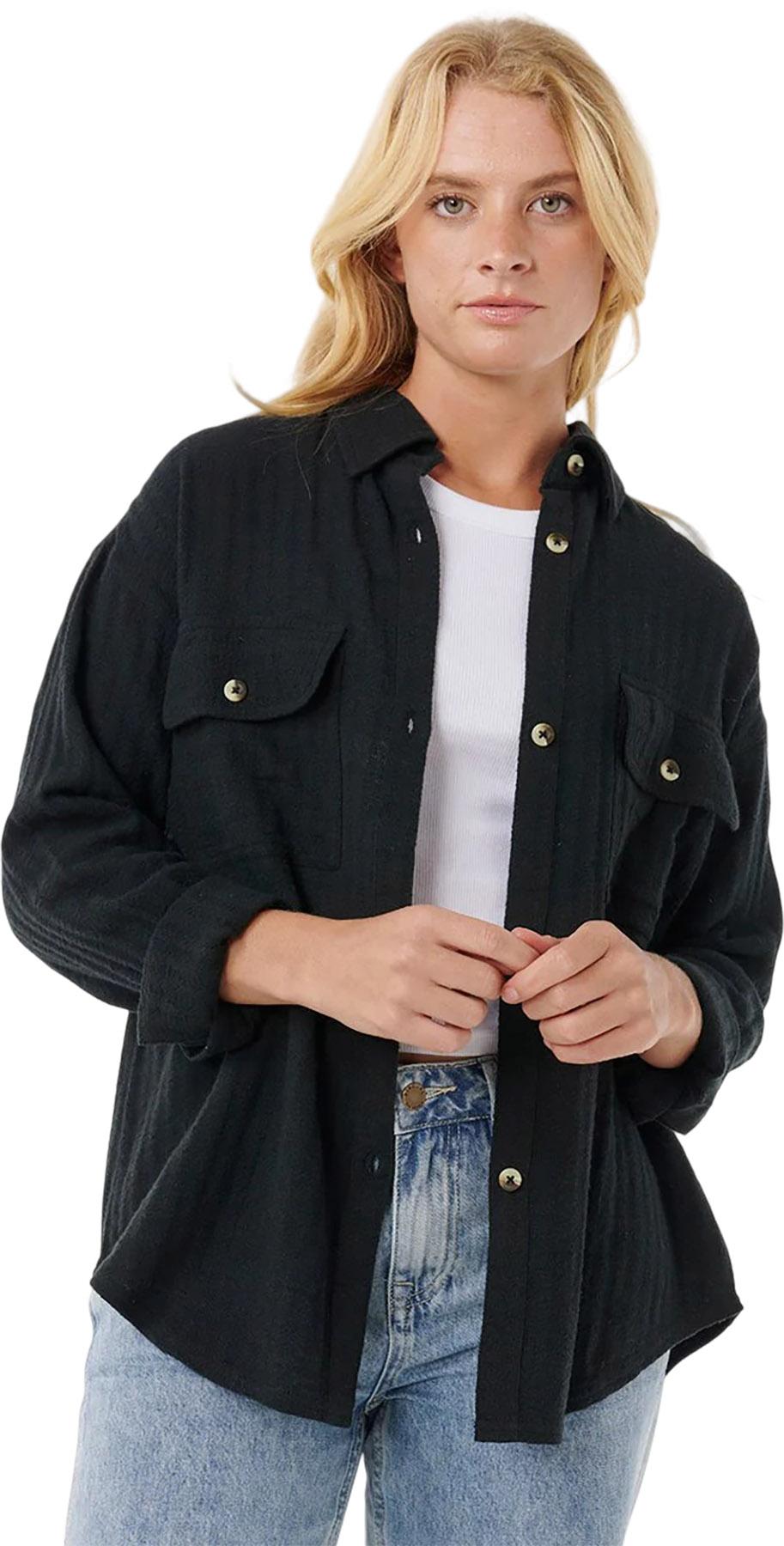 Numéro de l'image de la galerie de produits 3 pour le produit Manteau-chemise texturé Oceanic - Femme