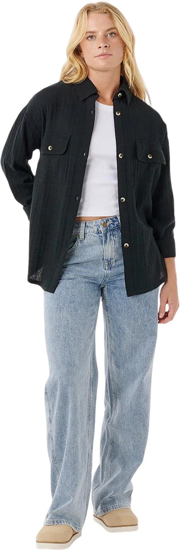 Numéro de l'image de la galerie de produits 5 pour le produit Manteau-chemise texturé Oceanic - Femme