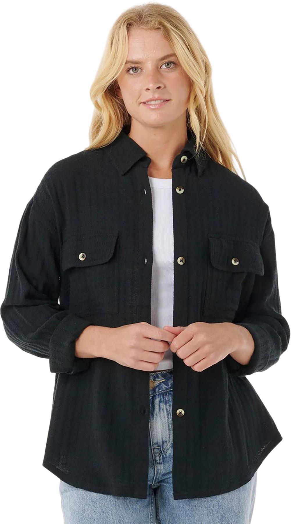 Product image for Manteau-chemise texturé Oceanic - Femme