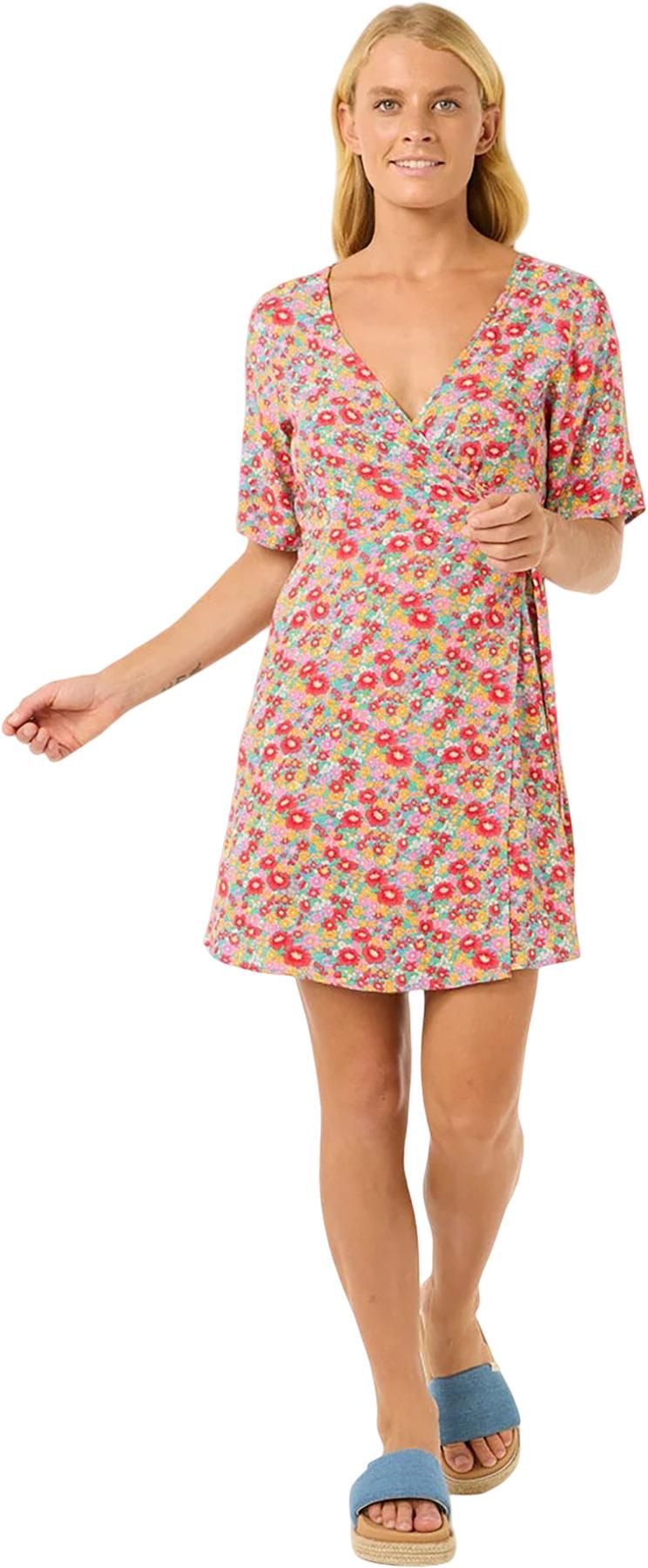 Numéro de l'image de la galerie de produits 3 pour le produit Robe portefeuille Las Dalias Ditsy - Femme