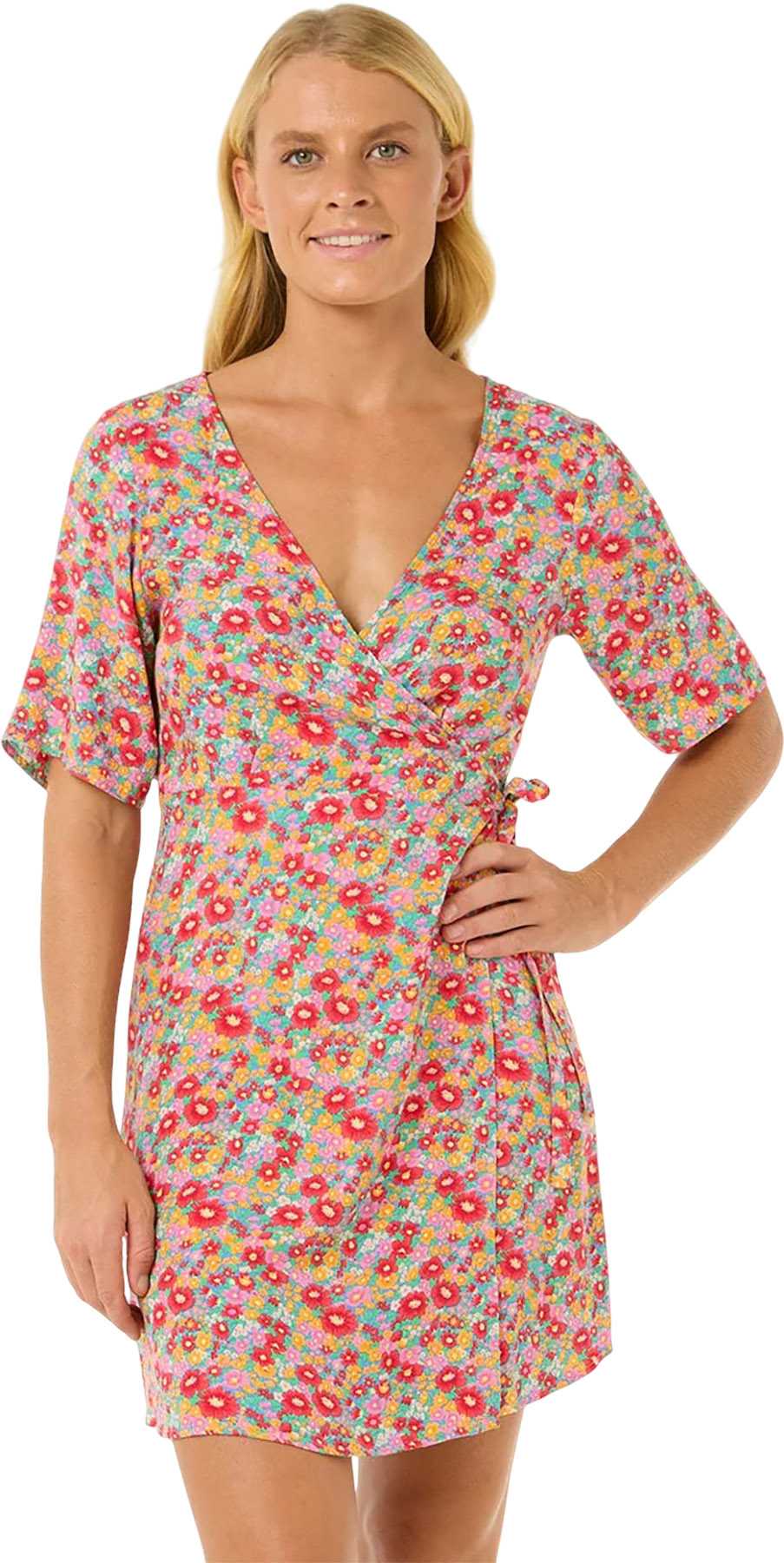 Image de produit pour Robe portefeuille Las Dalias Ditsy - Femme