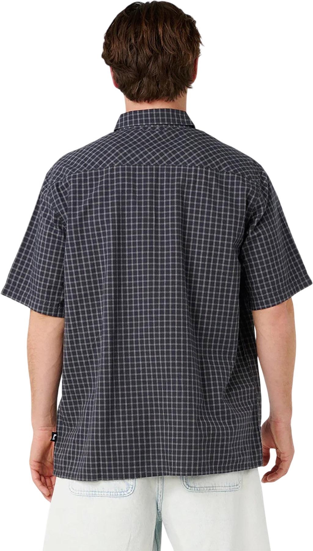 Product gallery image number 2 for product Chemise à manches courtes à carreaux Liquid Trips - Homme
