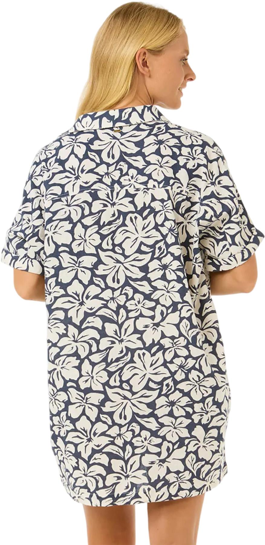 Product gallery image number 2 for product Las Dalias Short Sleeve Shirt Dress - Women's
