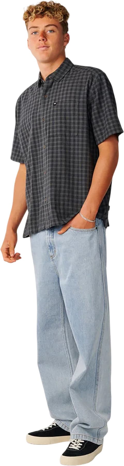 Product gallery image number 6 for product Classic Surf Check Short Sleeve Shirt - Men's
